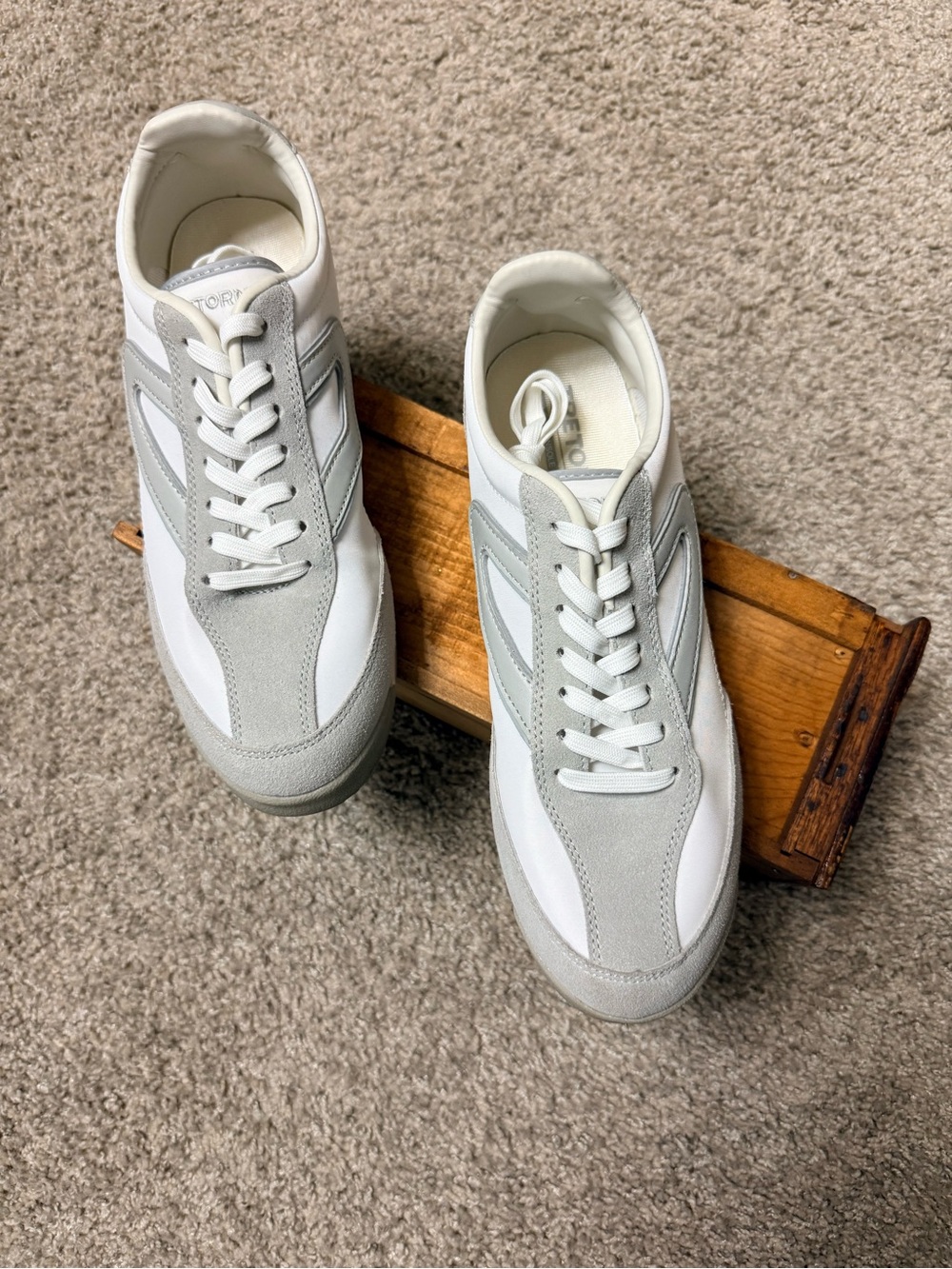 Tretorn - KRISTIN - White and Light Gray Women's Athletic Sneakers